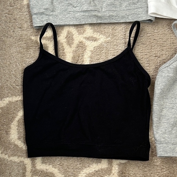 Women's Gray, White, and Black Camisole Tops, size M - Picture 2 of 9